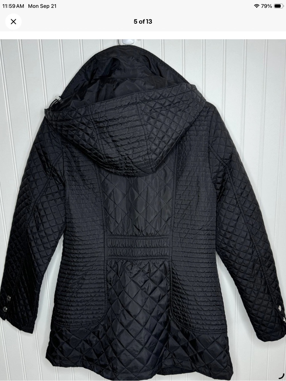 Calvin Klein Quilted Jacket Black XL